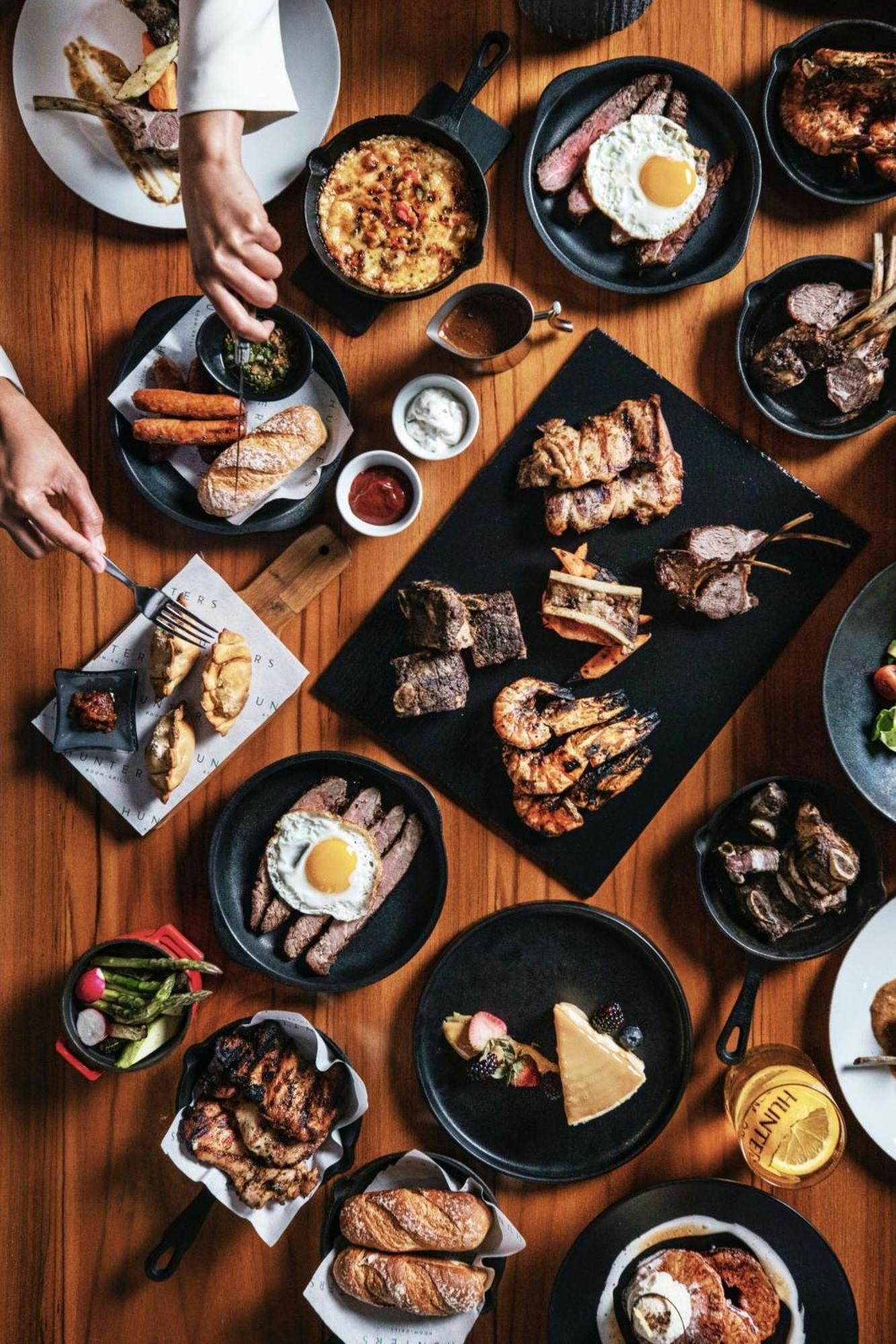 The Westin Doha Hotel & Spa Εξωτερικό φωτογραφία A selection of dishes at the restaurant